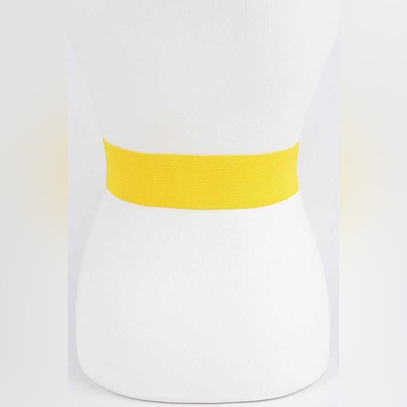 One Size Logo Elastic Statement Belt - Picture 8 of 9